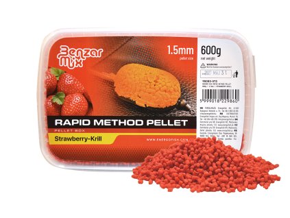 Benzar Mix pelety Rapid Method Pellet 1,5mm 600g (Príchuť Med Ananas)