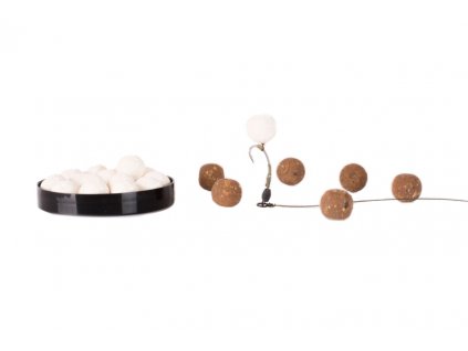 NashBait Scopex Squid Pop-Ups White (Balenie 50 g, Priemer 12 mm)