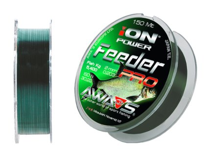 AWA-S vlasec iON POWER Feeder PRO 150m (Priemer 0,16 mm, Nosnosť (kg) 3,7 kg)
