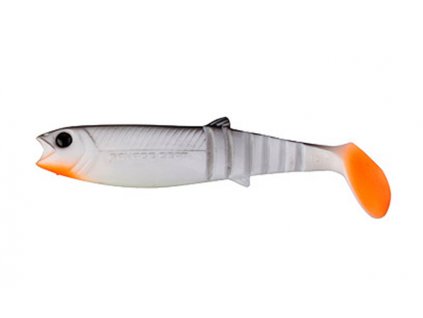 Savage Gear gumová nástraha LB Cannibal Shad White & Black (Veľkosť návnady 6,8 cm, Hmotnosť nástrahy 3 g)
