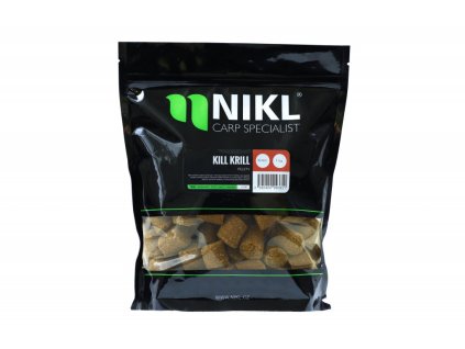 Karel NIKL pelety Kill Krill (Varianta s otvorom, Balenie 1 kg, Priemer 18 mm)
