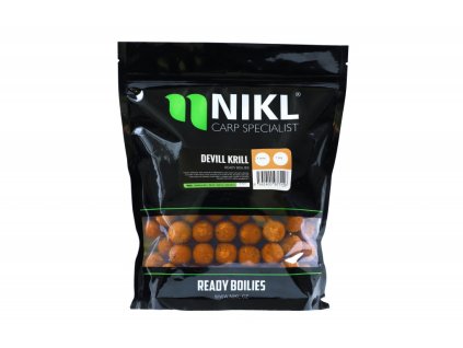 Nikl Ready boilie Devil Krill (Balenie 1 kg, Priemer 15 mm)