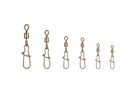 Delphin obratlíky s karabínkou Rolling Swivel with Fastlock Snap B-01 (Veľkosť 4, Nosnosť (kg) 11 kg)