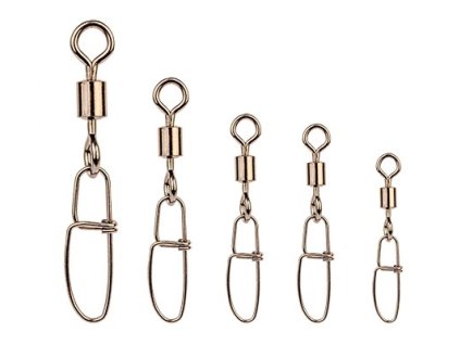 Delphin obratlíky s karabínkou Rolling Swivel with Crosslock Snap B-04 (Veľkosť 1, Nosnosť (kg) 55 kg)