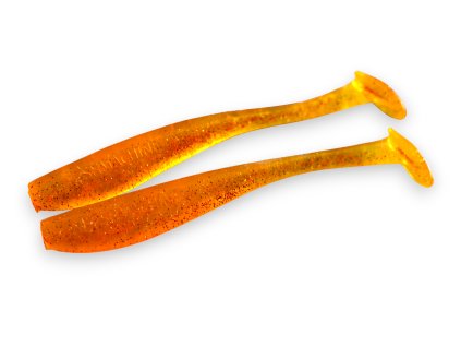 FISHMACHINE Gumová nástraha LONGTAIL ORANŽOVÁ 9 až 18cm