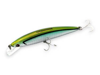 FISHMACHINE potápivý wobler DRIFTDANCER ZELENÁ 44gr / 12cm