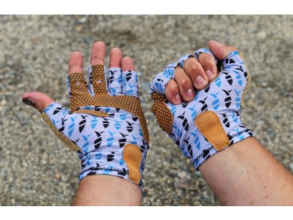 Rukavice FISHMACHINE Painless hands (šedé)