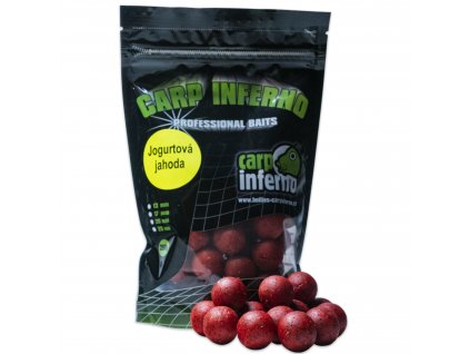 Carp Inferno boilies Nutra 250g 20mm Jogurtová jahoda