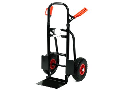 Rudl skládací teleskopický s nosností 250 kg - ČERNÝ