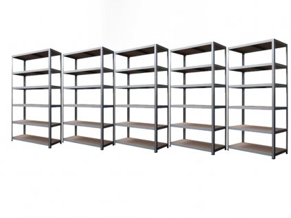11979 regal 2400x1000x400 mm kovovy zinkovany 5 policovy nosnost 875 kg