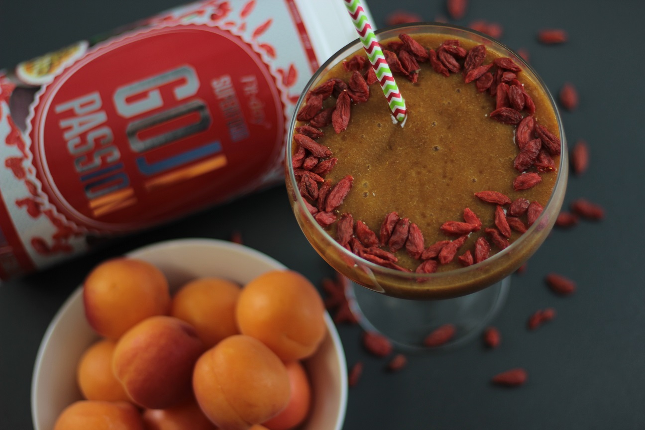 Smoothie s goji a maracujou