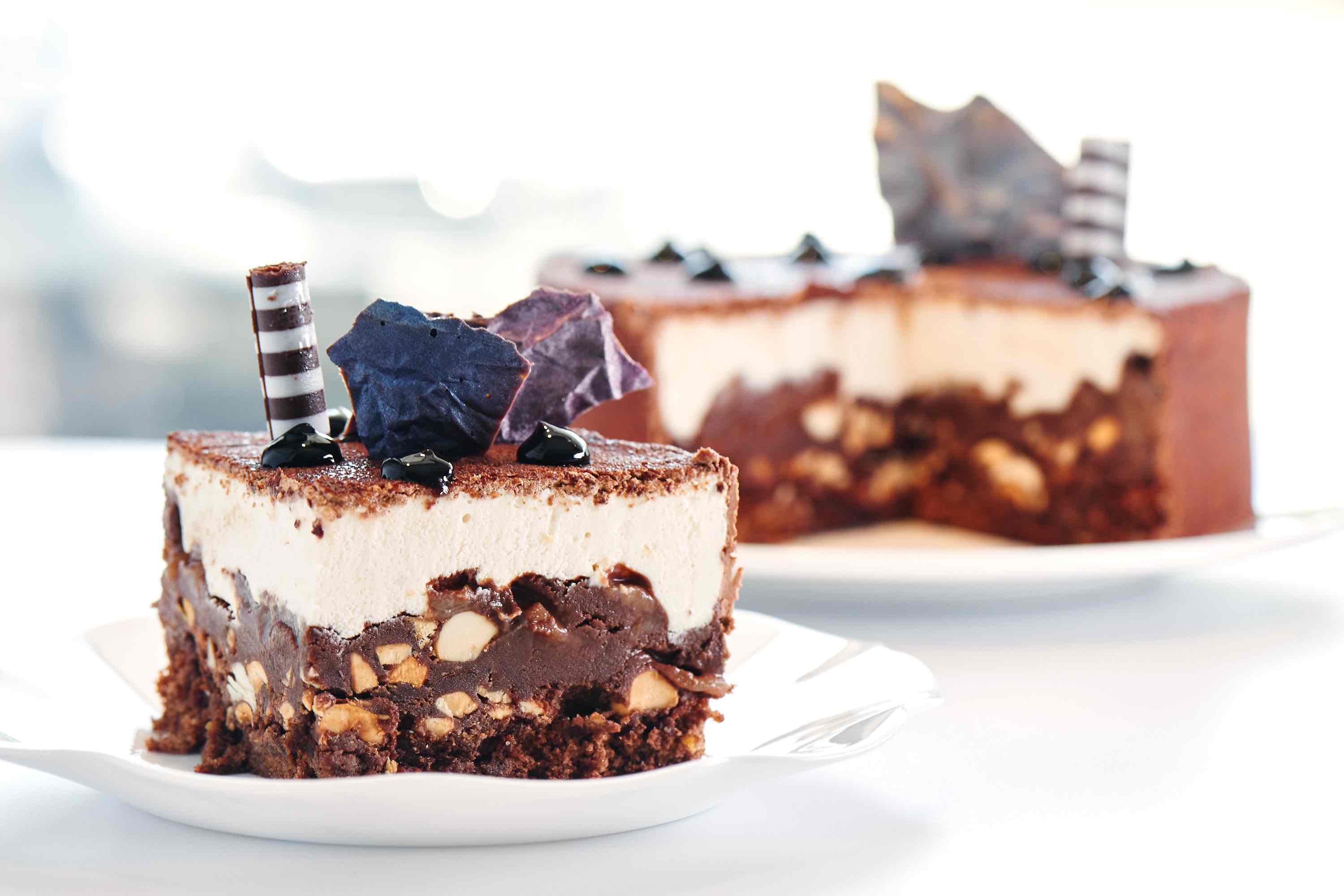 Oříškovo-čokoládový cheesecake