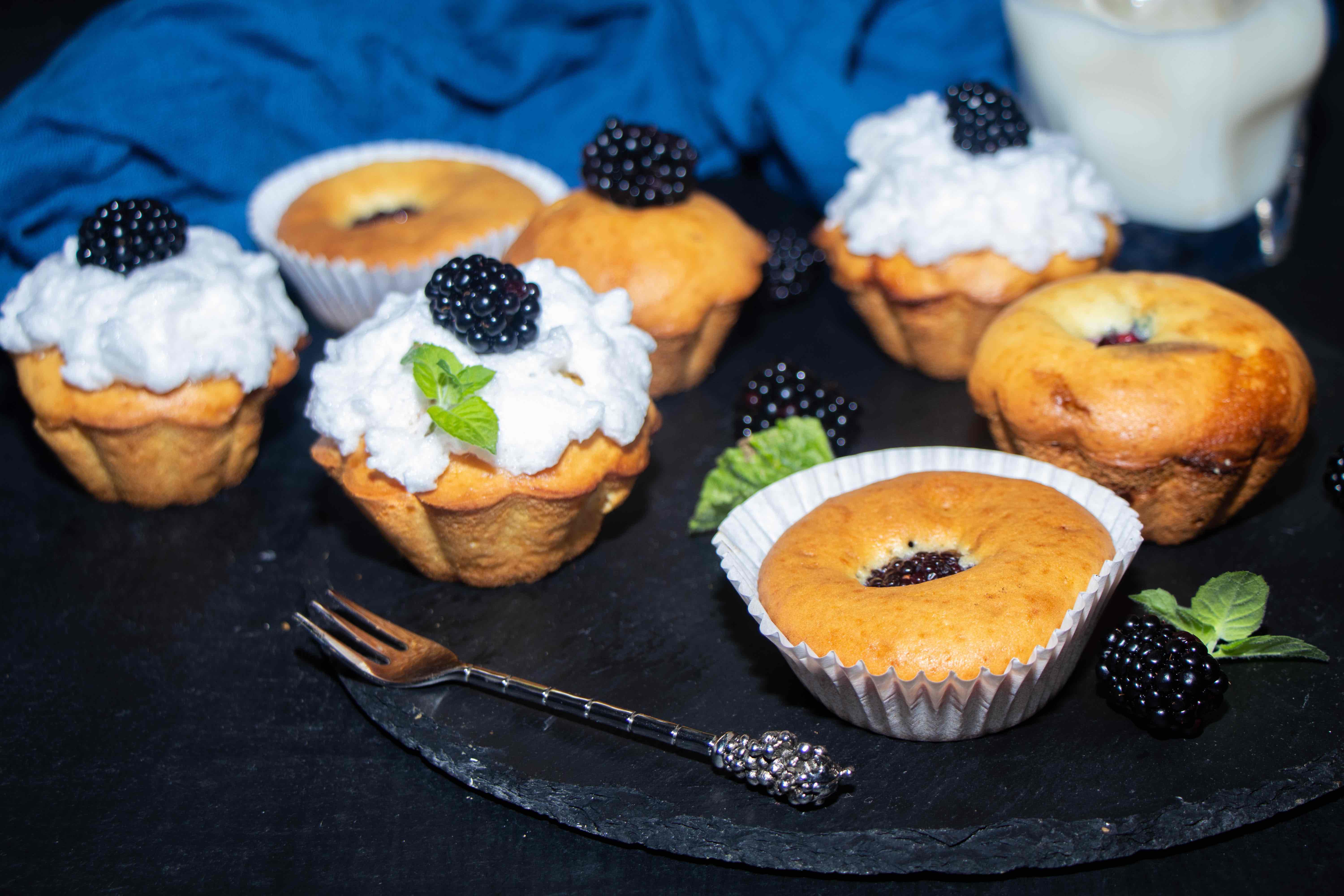 Ostružinové muffiny 