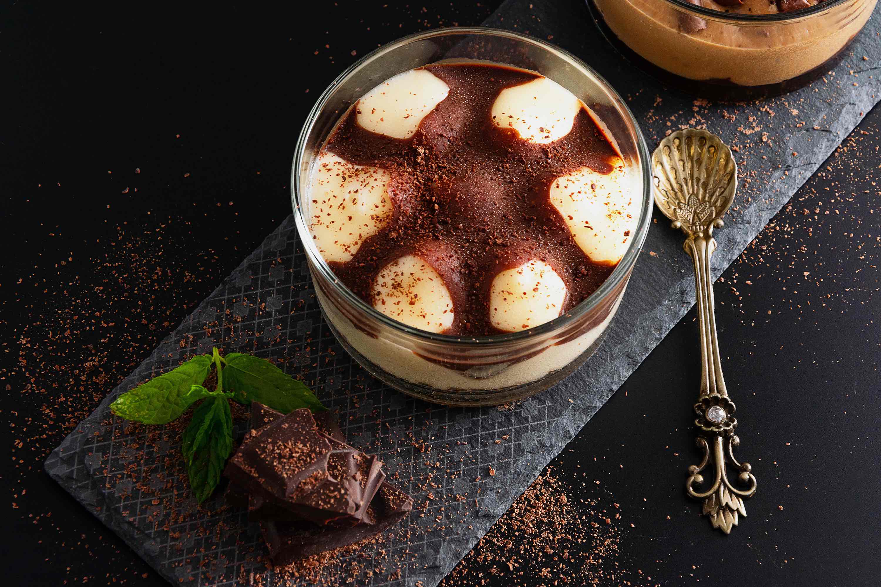 Domácí pudink z bílé čokolády 