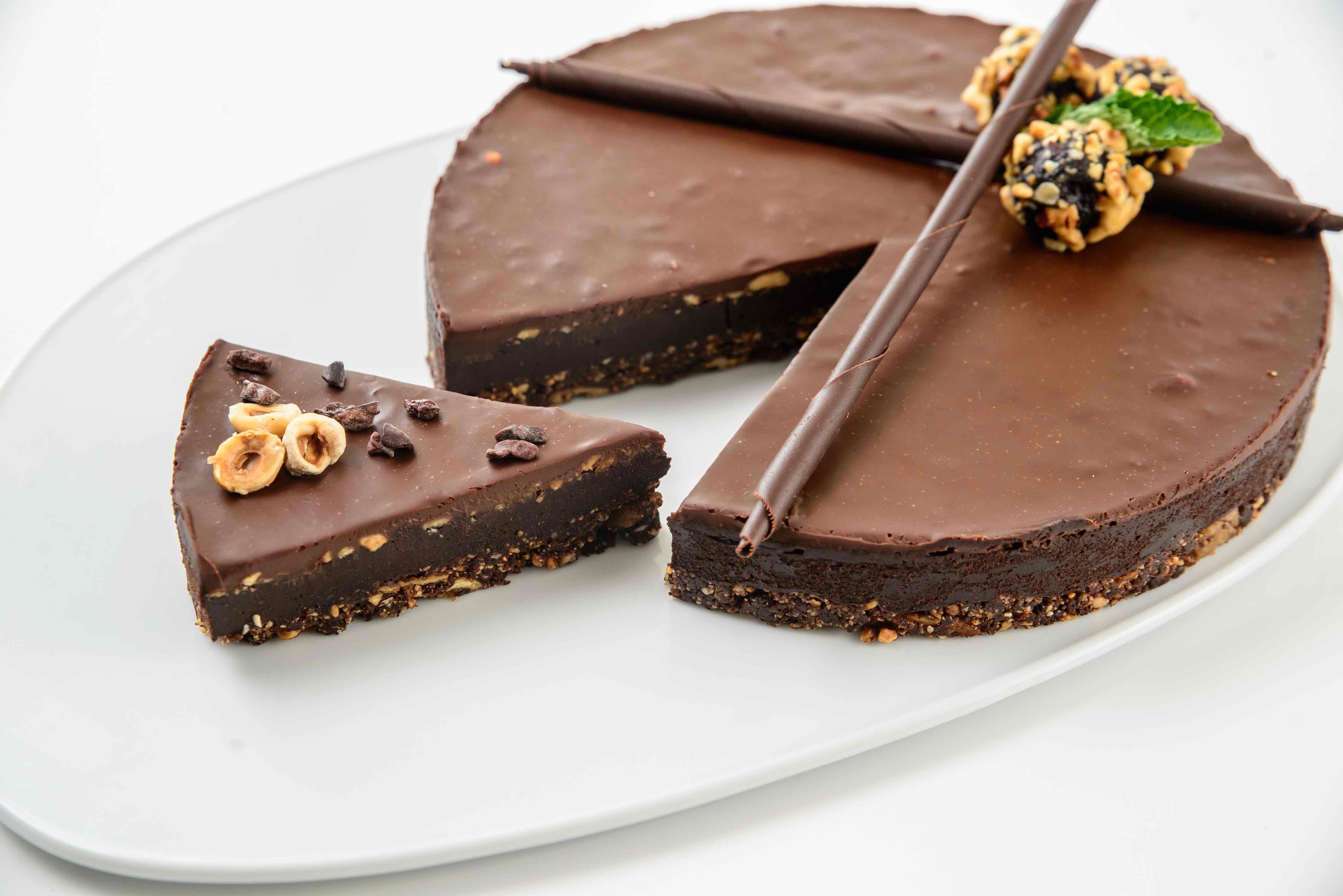 Lískooříškový cheesecake s čokoládou