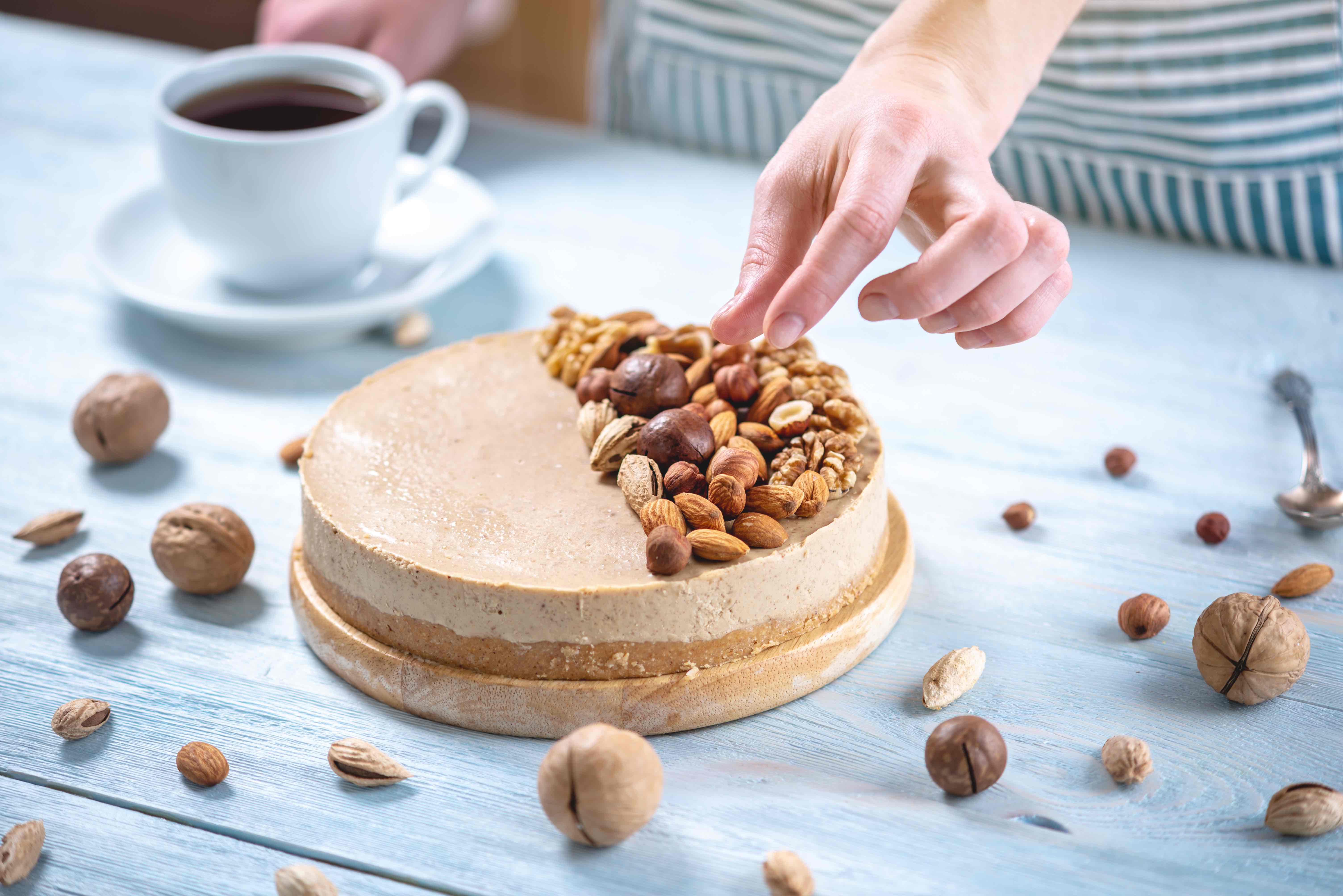 Oříškový cheesecake 