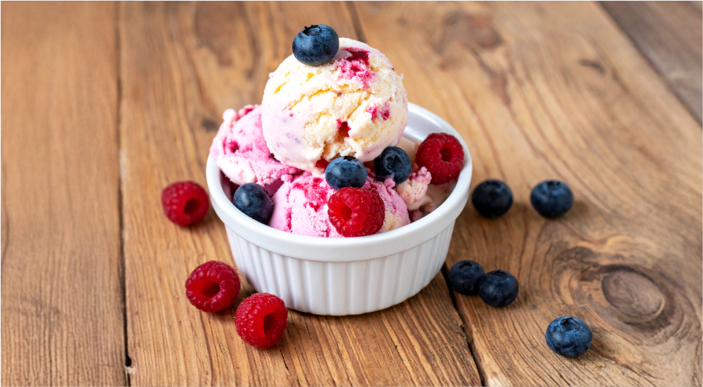 Domácí veganská zmrzlina s proteinem