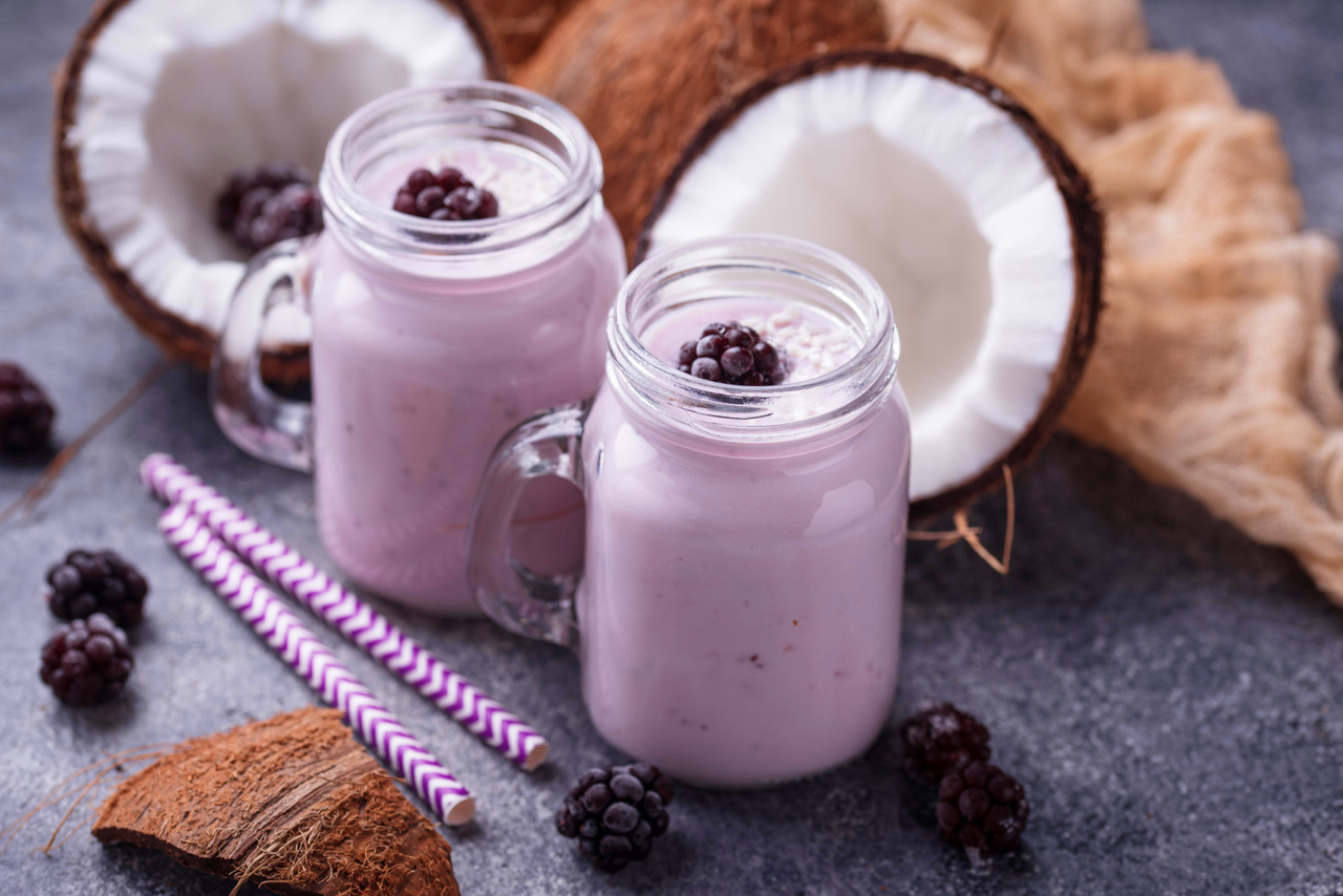 Fit-day ostružinové smoothie s kokosem