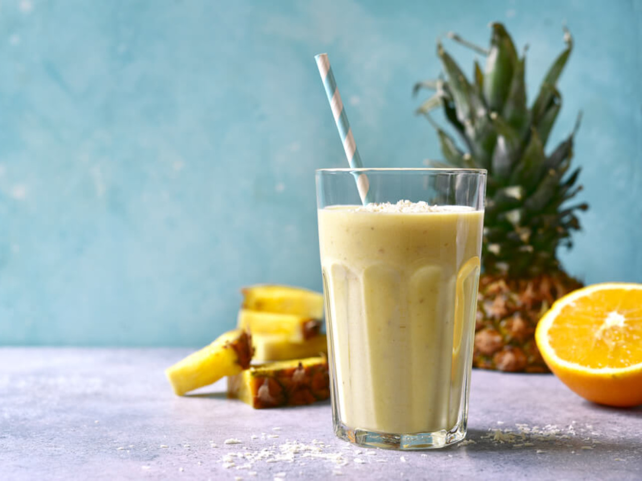 Fit-day recept na proteinovou Piña Coladu