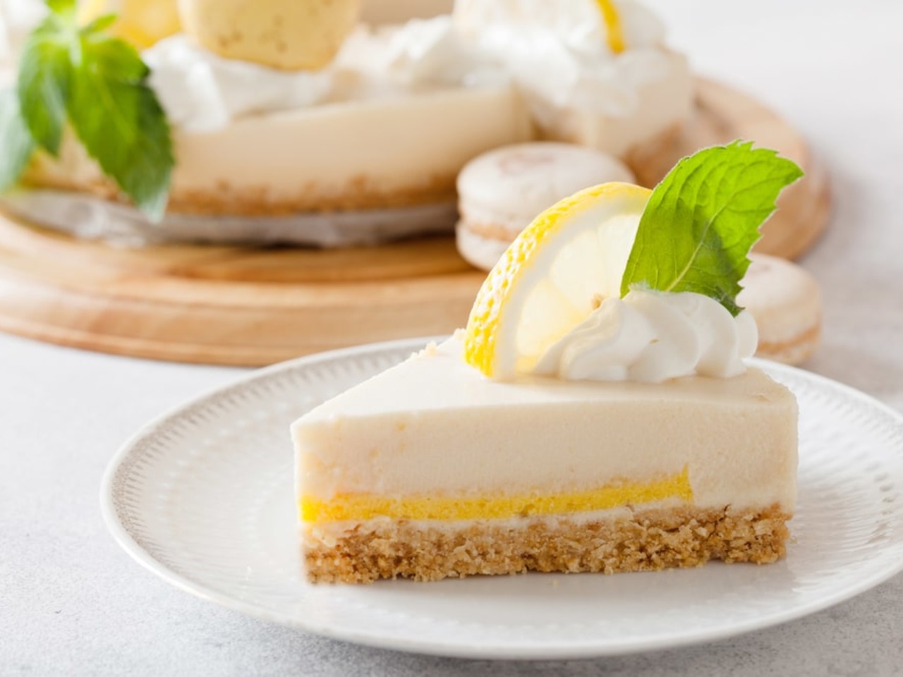 Fit recept na osvěžující citronový cheesecake