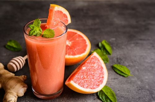 Grapefruit smoothie se zázvorem