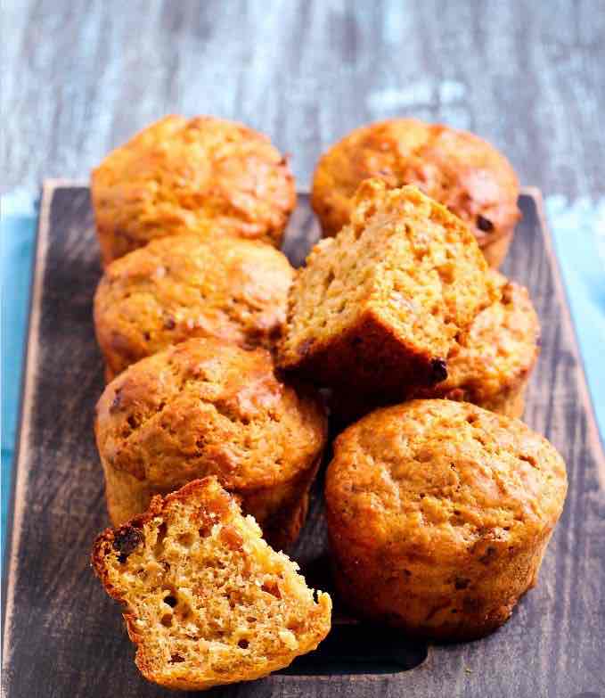 Skořicové muffiny obohacené proteinem 