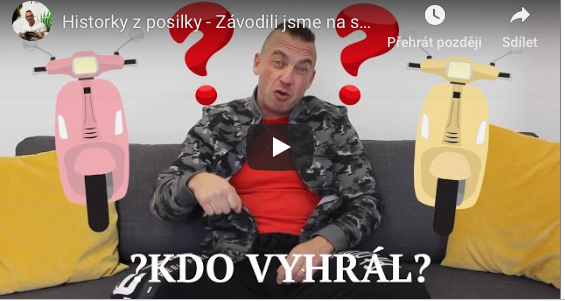 Historky z posilky - Závodili jsme na skůtrech