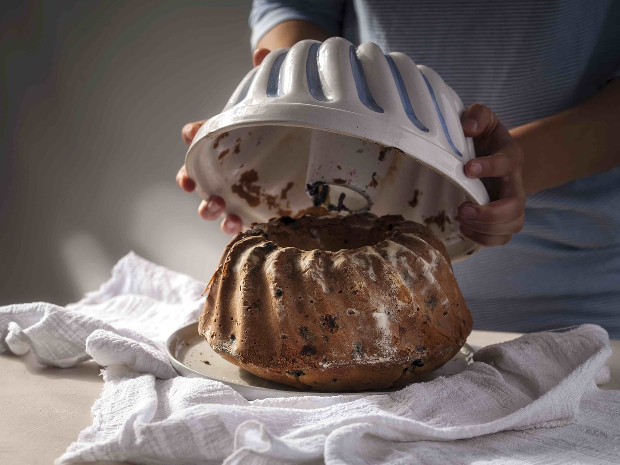 Proteinová jablečná bábovka bez lepku