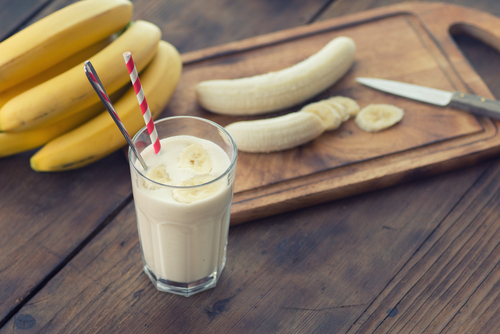 Banánové smoothie plné bílkovin