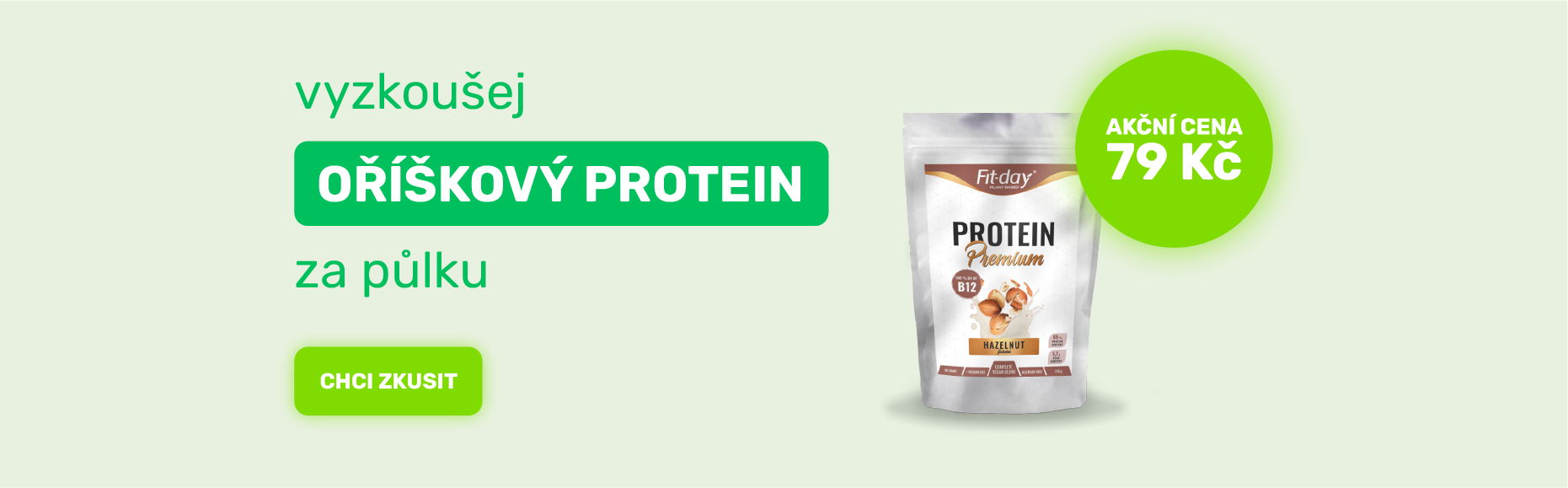 Premium Vegan protein - sleva 50%