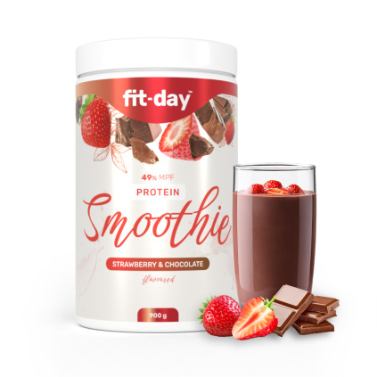 Fit day MPF Protein Smoothie Jahoda čokoláda 900 g