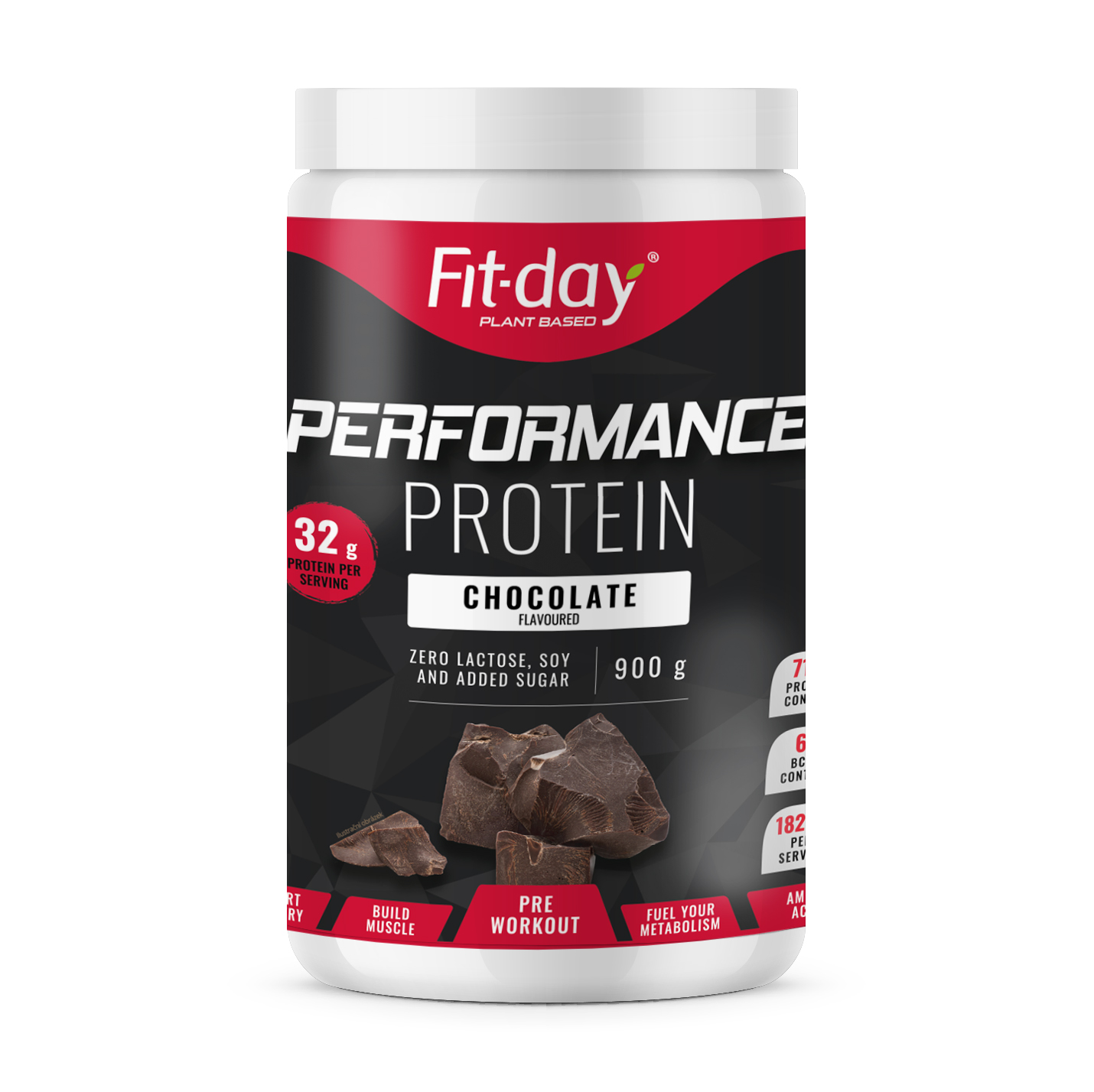 Fit-day Protein Performance Gramáž: 900 g, Příchuť: Čokoláda
