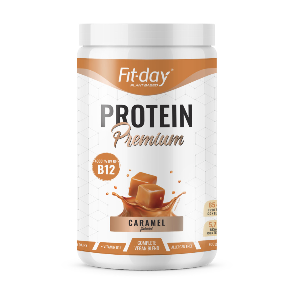 Fit-day Protein Premium Gramáž: 900 g, Příchuť: Caramel
