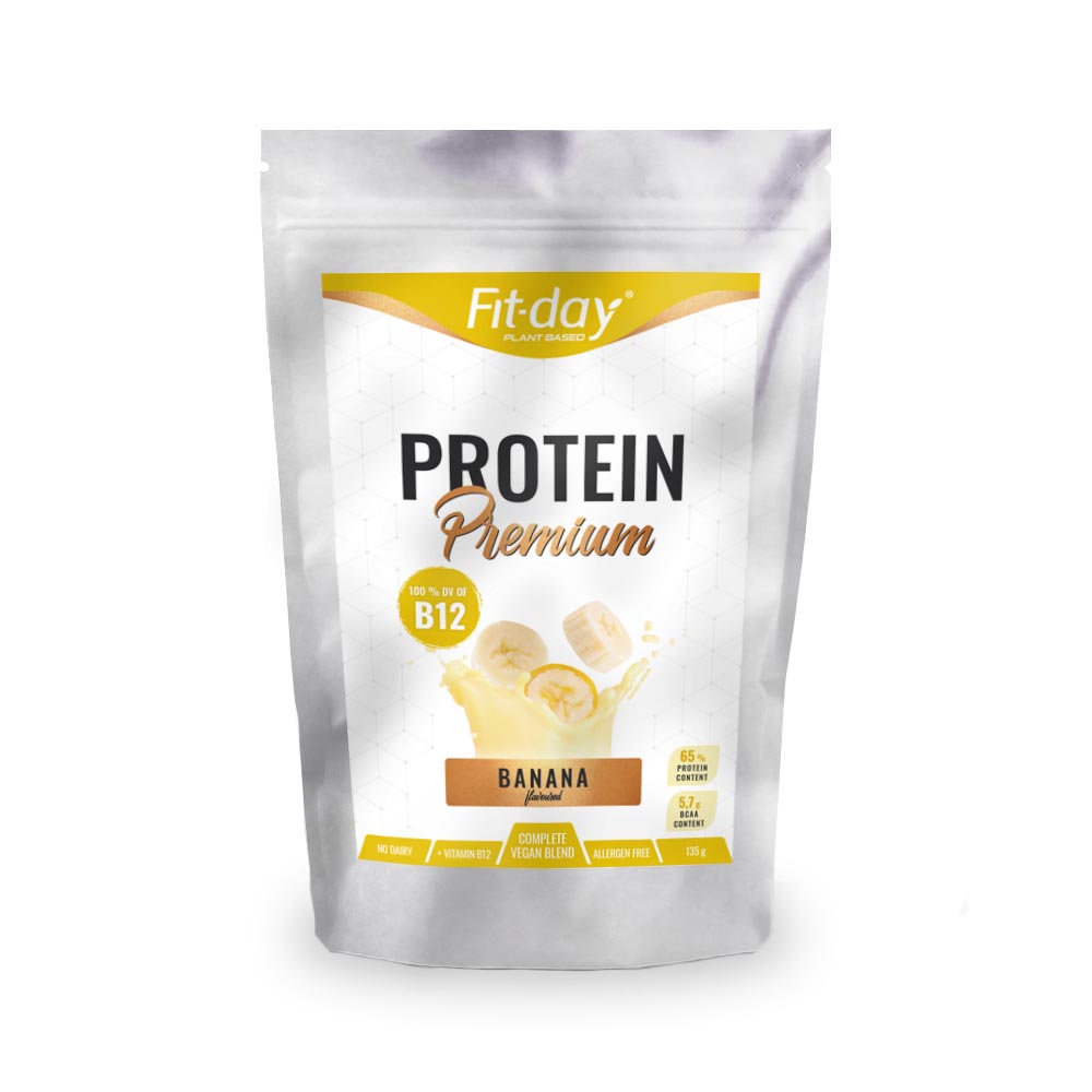 Fit-day Protein Premium Gramáž: 135 g, Příchuť: Banán