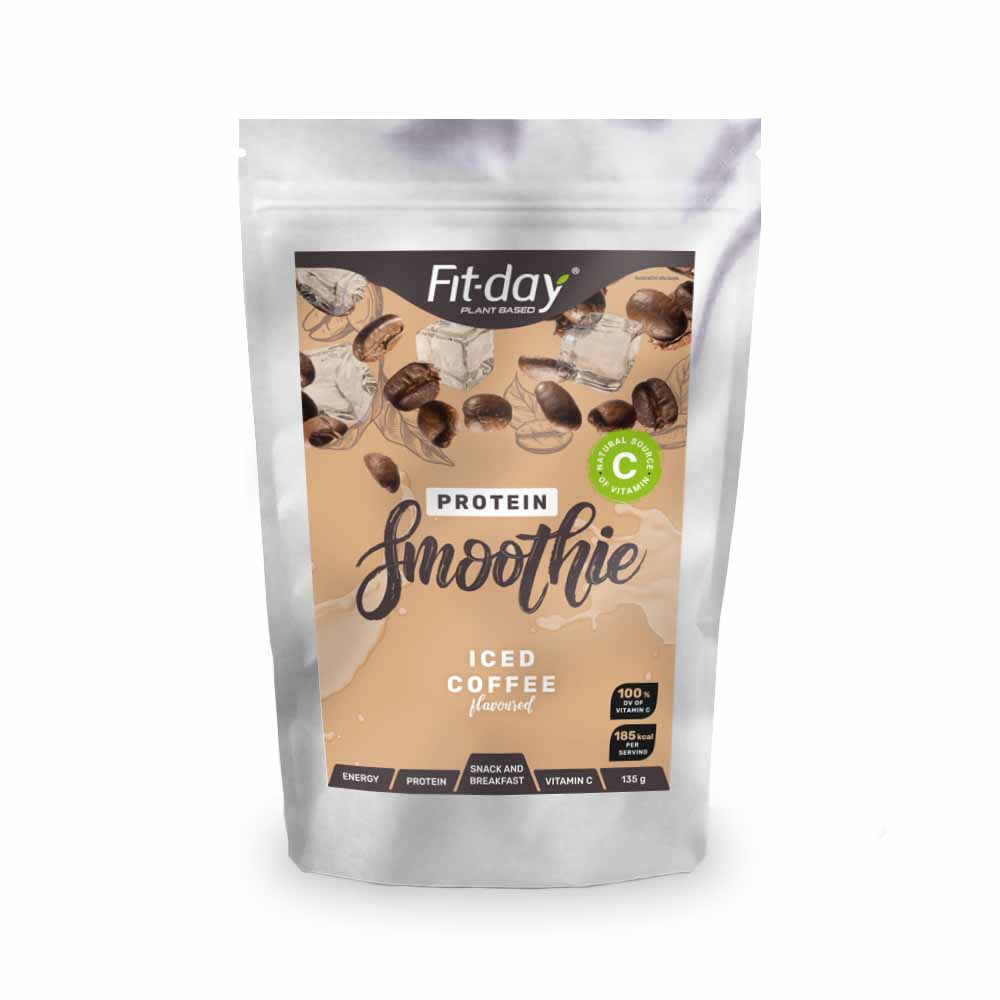 Fit-day Protein smoothie Gramáž: 135 g, Příchuť: Iced-coffee