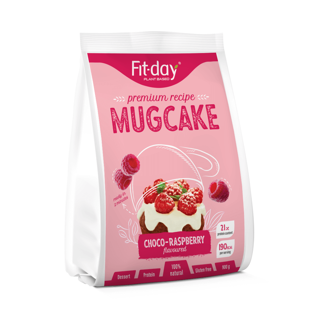 Fit-day protein Mugcake 900 g Příchuť: Čoko-malina