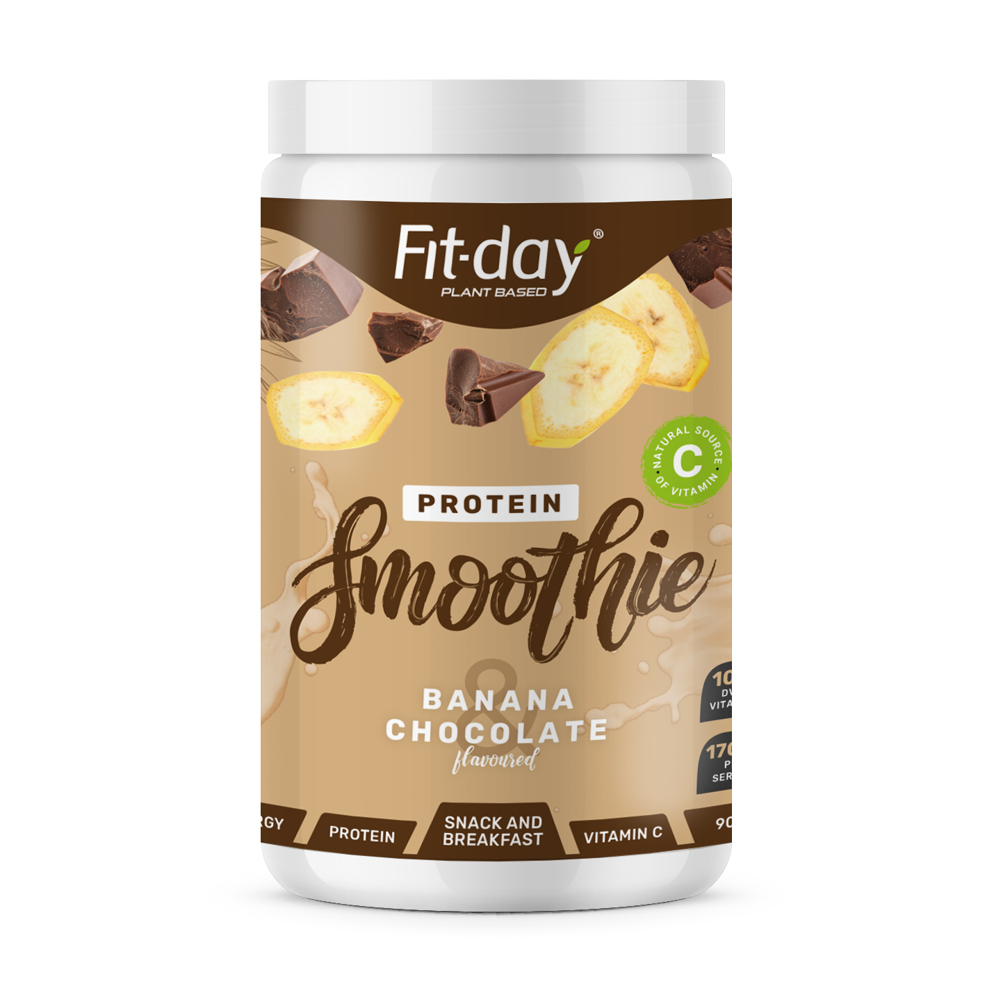 Fit-day Protein smoothie Gramáž: 900 g, Příchuť: Detox