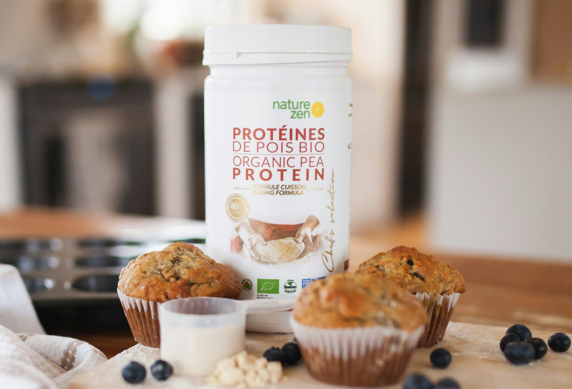 recept na proteinové muffiny
