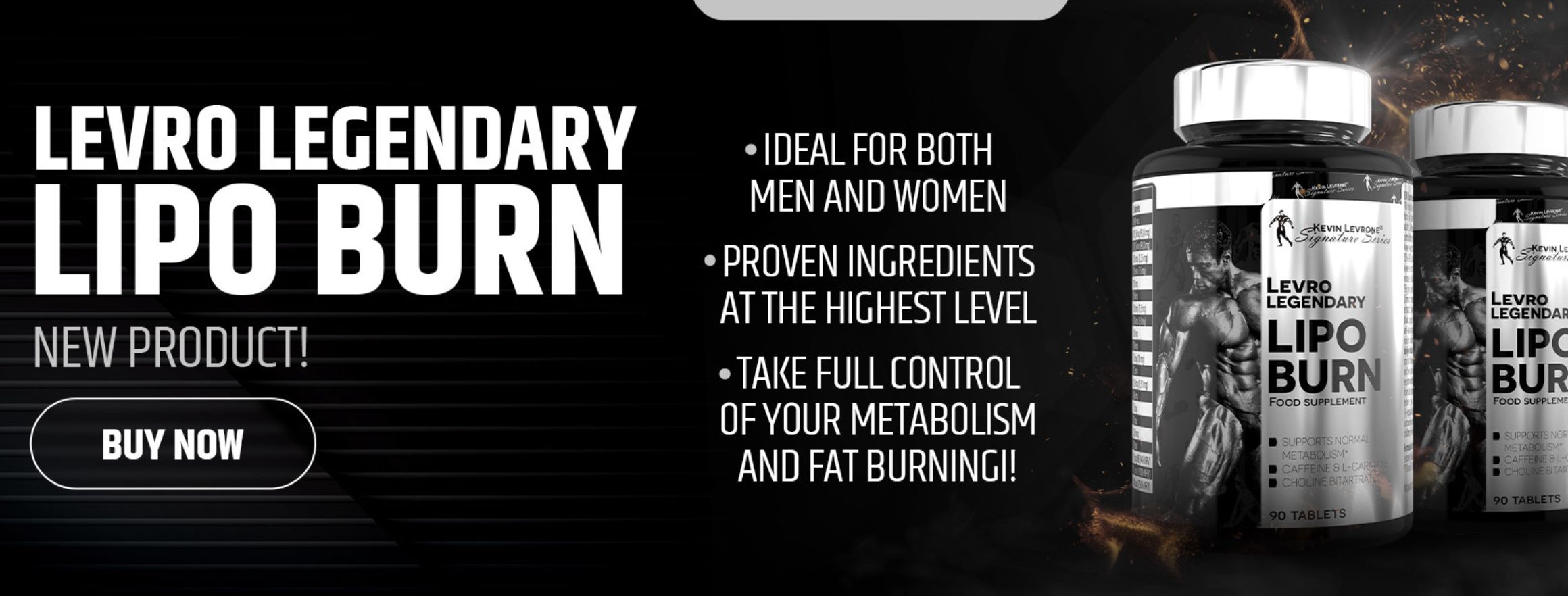 Kevin Levrone Lipo Burn spalovač tuků - Novinka