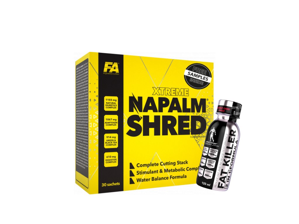 Fitness Authority NAPALM SHRED - 30 dávek - Účinný spalovač tuků - AKCE