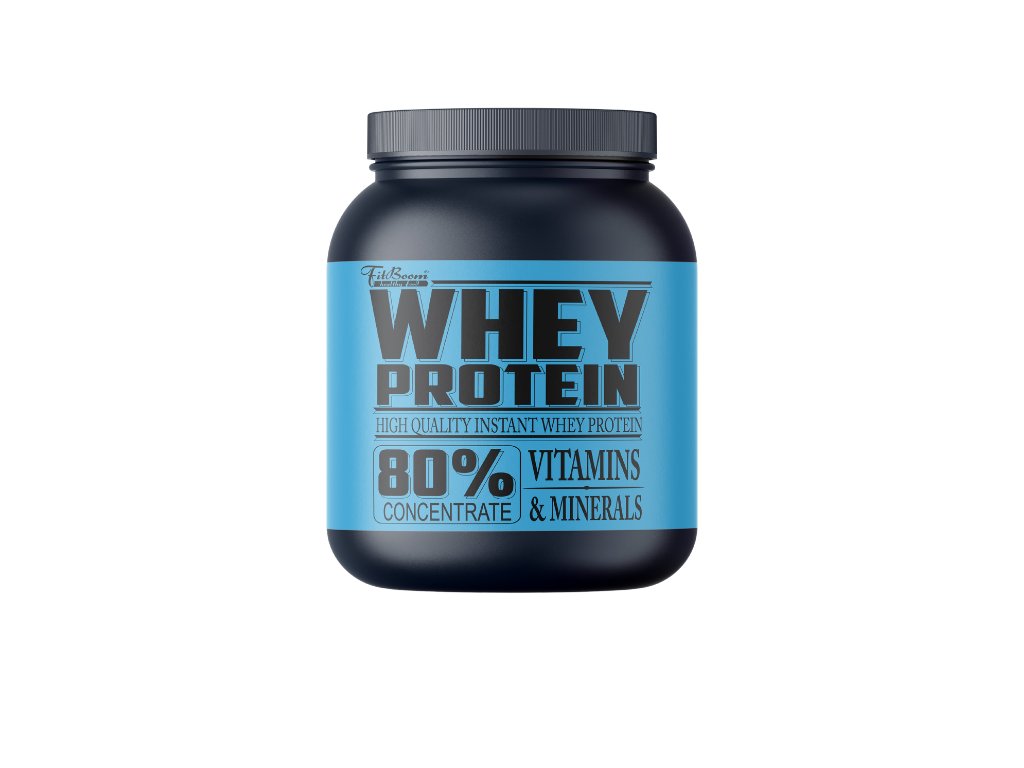 FitBoom Whey Protein - 2250 g - Vanilka