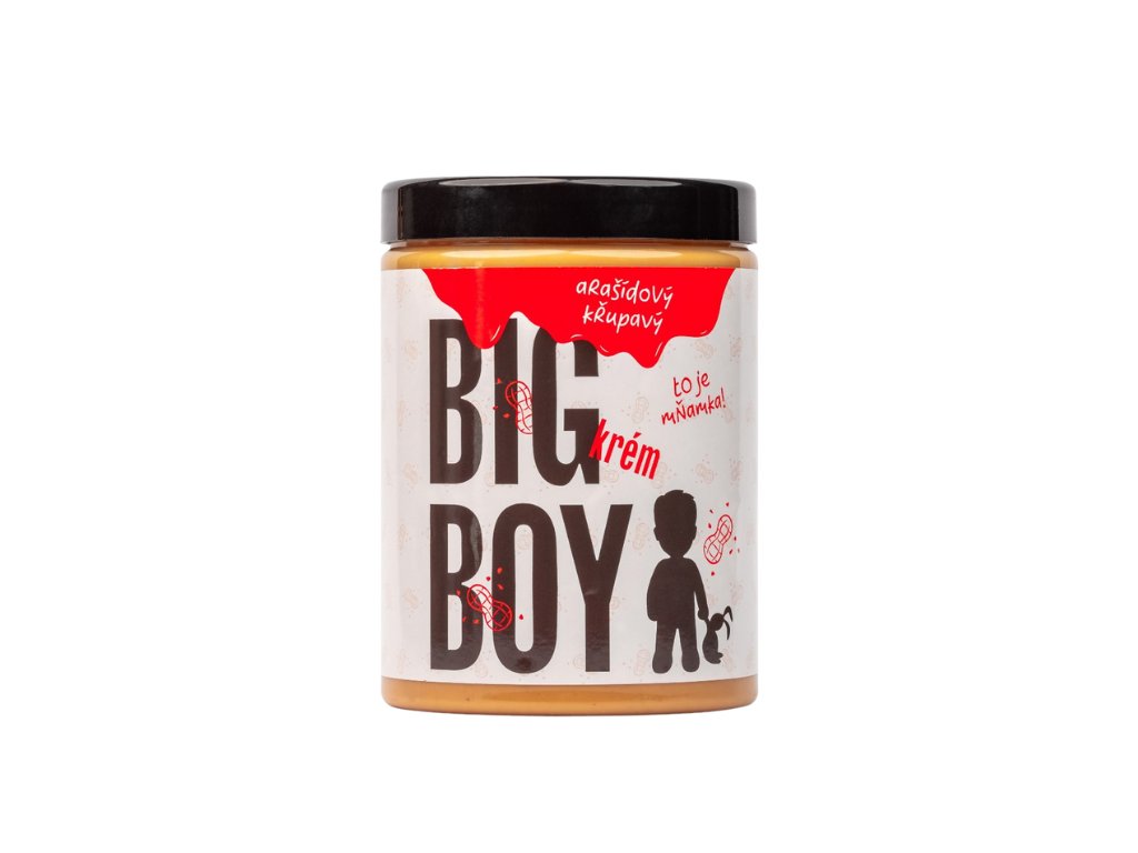 BIG BOY® Arašídový krém - 1000 g - Křupavý