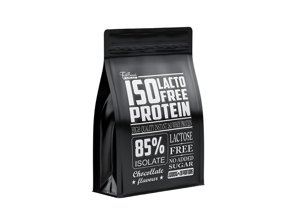 FitBoom ISO LactoFree Protein 85% - 1000 g - Izolát bez laktózy