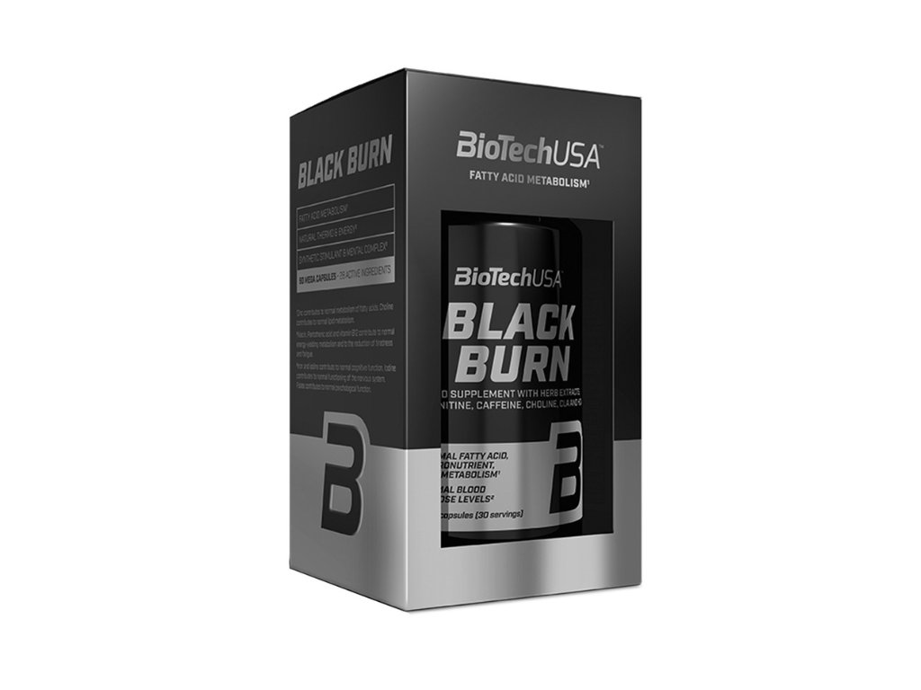 Biotech USA Black Burn - 90 kapslí - Spalovač tuků