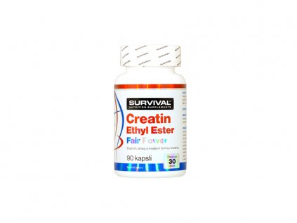 Survival Creatin Ethyl Ester Fair Power® - 90 kapslí - Pokročilá forma kreatinu