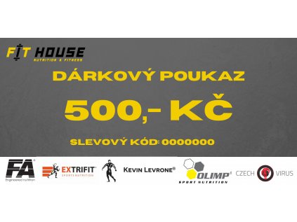 Dárkový poukaz 500 Kč