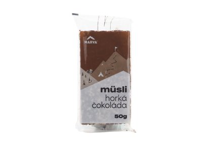 MÜSLI DARK CHOCOLATE - 50 g - Müsli tyčinka s hořkou čokoládou