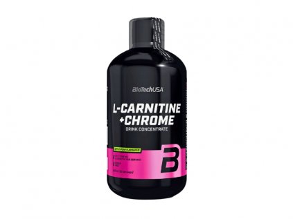Biotech USA L-Carnitine + Chrome - 500 ml - spalovač tuků