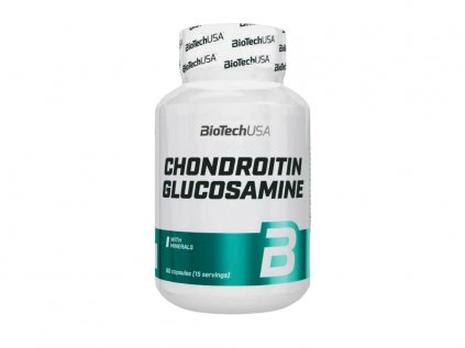 Biotech USA Chondroitin Glukosamin - 60 kapslí - kloubní výživa