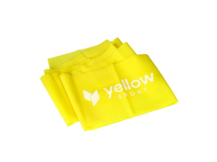 YellowSPORT Latexová cvičební guma s odporem 1-2 kg